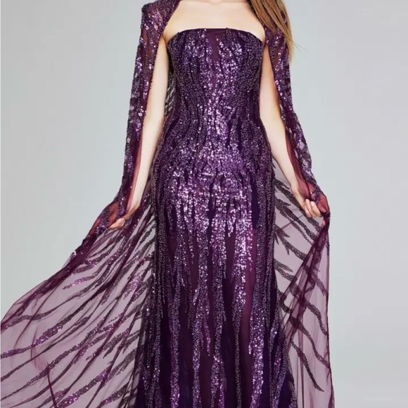 Jovani Dresses & Skirts - Elegant Purple Sequin Evening Gown
